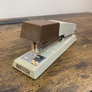 Bostitch Stapler 1950s-1960s Old School Non-Latching Top Loader 6" Long Nice MCM